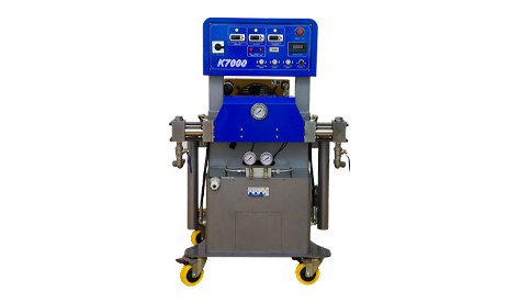 Introduction of materials for polyurea spraying machine