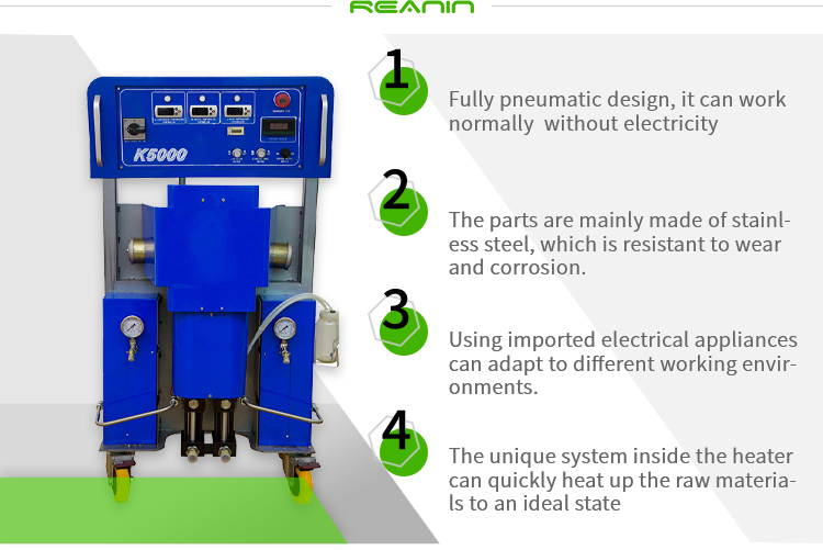 PU polyurea waterproof foam coating spraying machine