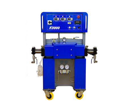 Polyurethane and polyurea spray machine