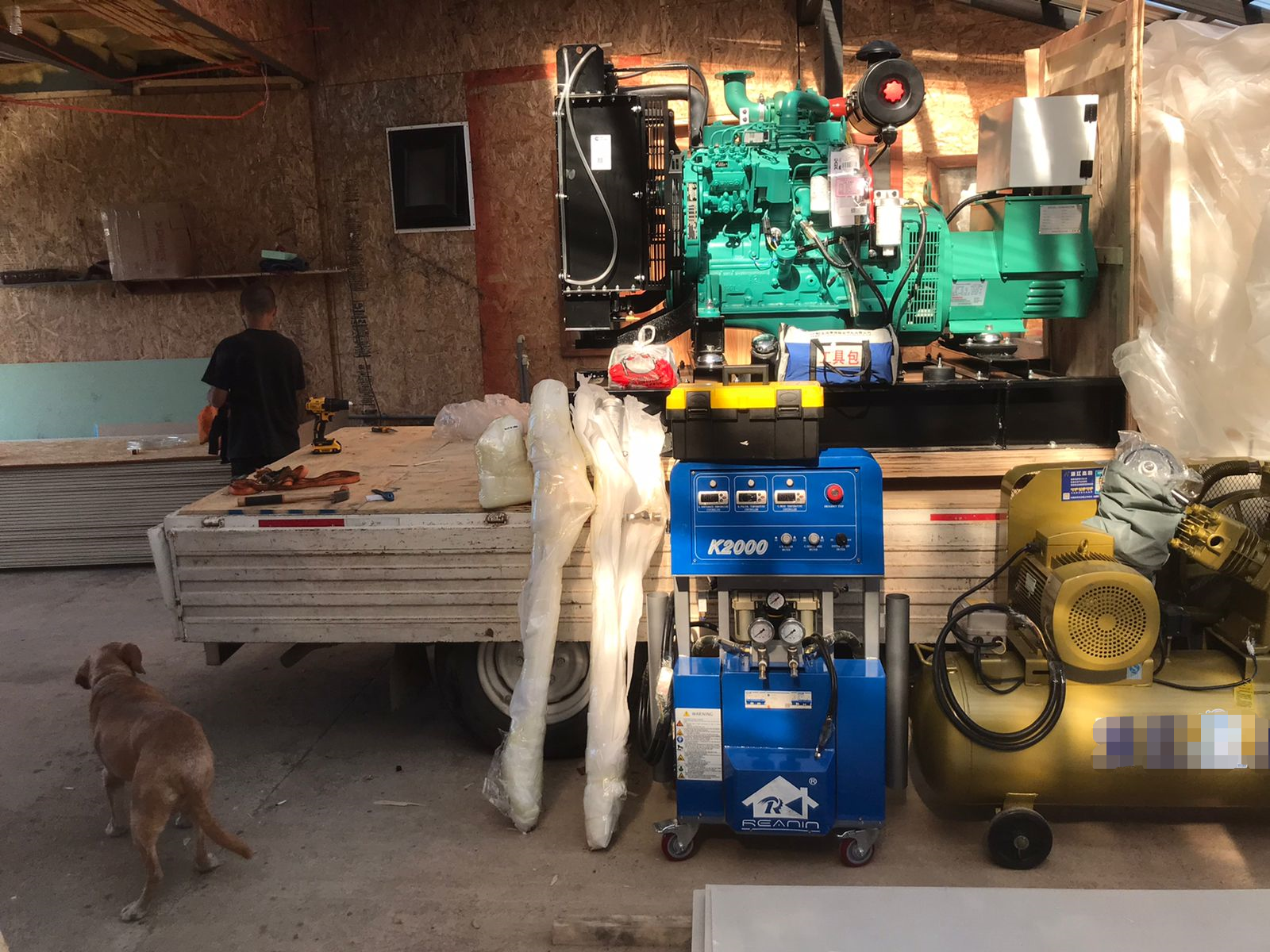 polyurethane spray foam machine