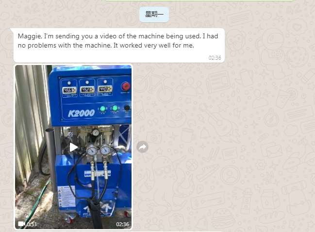 K2000 polyurethane foam machine